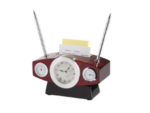 Desk Clock With Thermometer &hydro