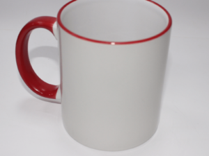 Sublimation Red Rim Mug