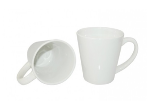 Sublimation Mug V-shape White Color