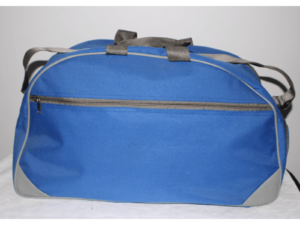 Pu Matty Gym Bag With Shoe Compartment Blue