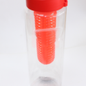 Plastic Bottle Fruit Infuser Red