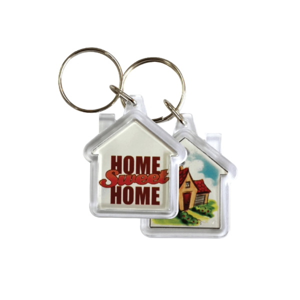 House Shaped Acrylic Keychain