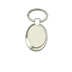 Oval Metal Key Chain