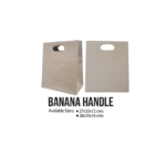 Banana Handle Kraft Paper Bags