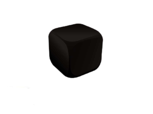 Cube Black Stress Ball