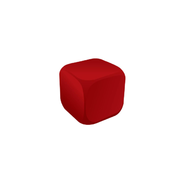 Cube Red Stress Ball