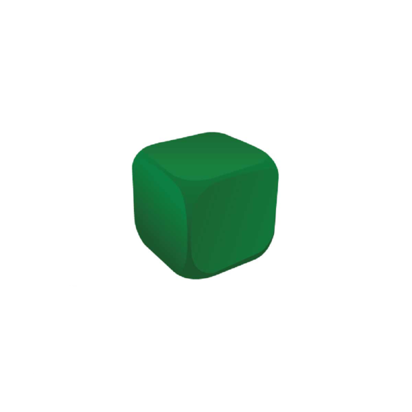 Cube Green Stress Ball