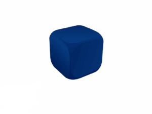 Cube Blue Stress Ball