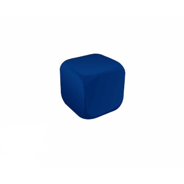 Cube Blue Stress Ball