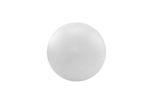 Round White Stress Ball