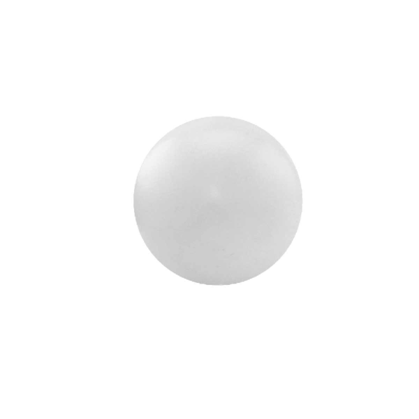 Round White Stress Ball