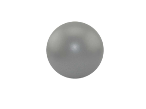 Round Silver Stress Ball