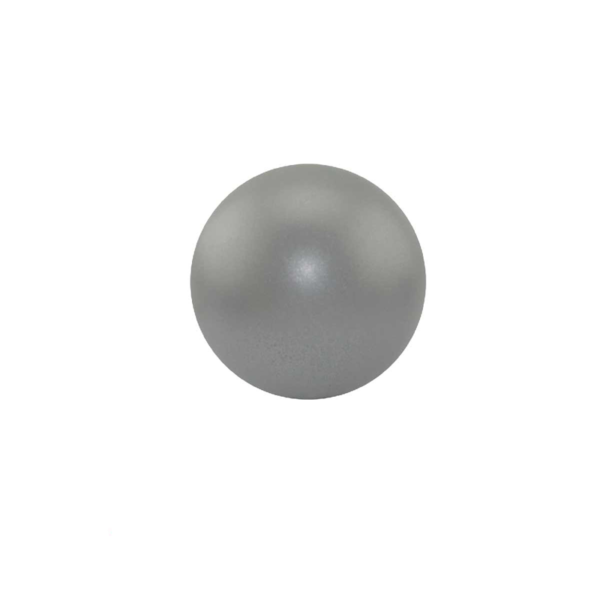 Round Silver Stress Ball