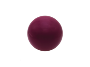 Round Maroon Stress Ball