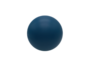 Round Navy Blue Stress Ball