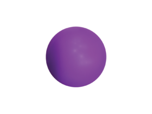 Round Purple Stress Ball