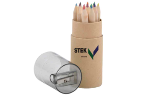 12 Colors Pencil Set With Sharpener