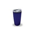 Double Wall Travel Mugs with Clear Lid – Dark Blue Color