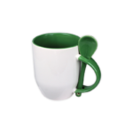 Mugs with spoon – Green