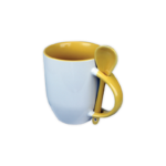 Mugs with spoon – Yellow