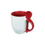 Mugs with spoon – Red