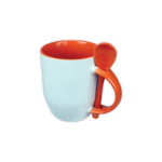 Mugs with spoon – Orange