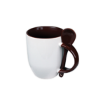 Mugs with spoon – Brown