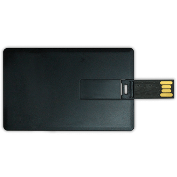 Card Shaped USB Flash Drives 4GB - Black