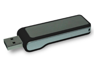 USB Flash Drives Digital logo color changing 8GB - Black