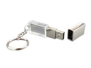 Promotional Crystal USB Flash Drive 8GB Silver
