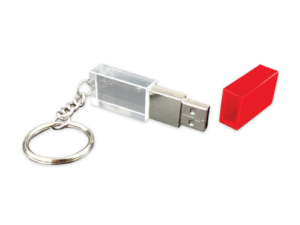 Promotional Crystal USB Flash Drive Red