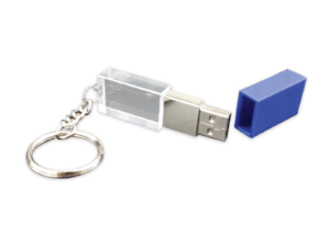 Promotional Crystal USB Flash Drive Blue
