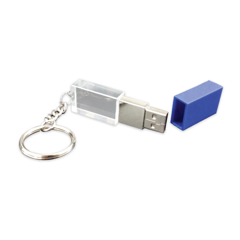 Promotional Crystal USB Flash Drive Blue