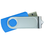 USB Flash Drives with 2 Sides Epoxy Logo – Royal Blue