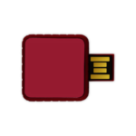 Twister USB Flash Drives – Maroon Color