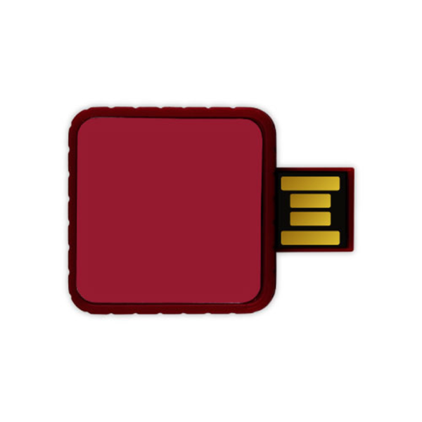 Twister USB Flash Drives - Maroon Color