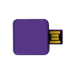 Twister USB Flash Drives – Purple Color