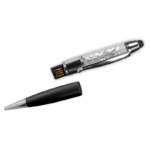 Crystal Pens USB Flash Drives – 4GB Black