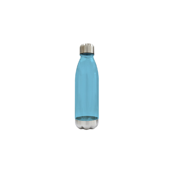 Water Bottle Transparent Blue Color
