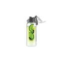 Water Bottle with Fruit Infuser – Black