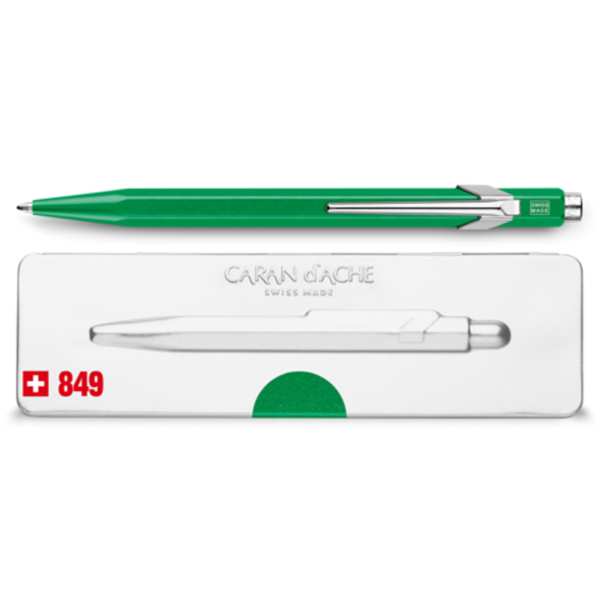 849 Metallic Green Ballpoint Pen ( with Box )