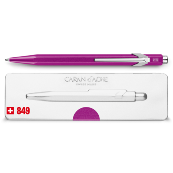 849 Metallic Purple Ballpoint Pen ( with Box )