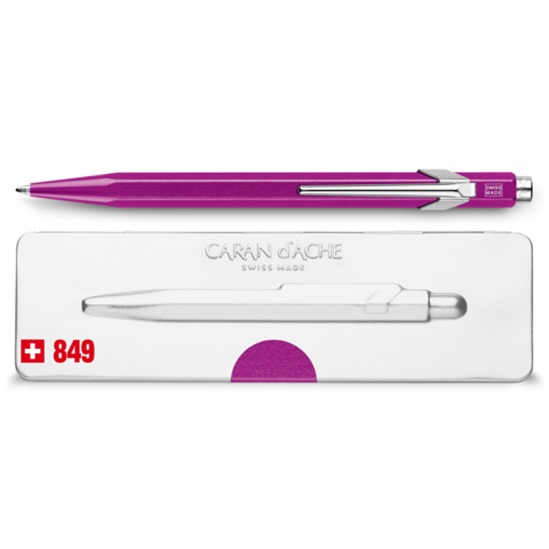 849 Metallic Purple Ballpoint Pen ( with Box )