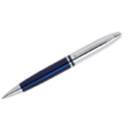 Calais – Chrome/ Blue Ballpoint Pen