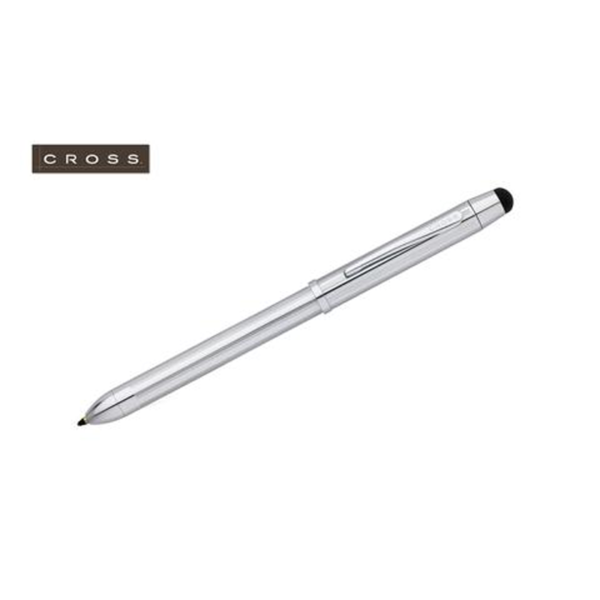 Tech3+ - Lustrous Chrome Multifunction Pen