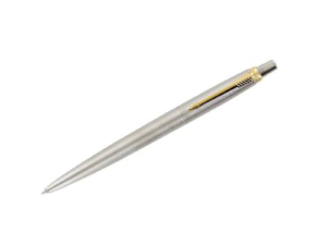 Jotter - Steel Gold Trim Ballpoint Pen