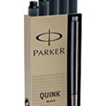 Parker Black Ink Cartridge (Regular Size – Pack of 5)