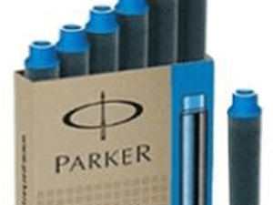 Parker Washable Blue Ink Cartridge (Mini - Pack of 6)