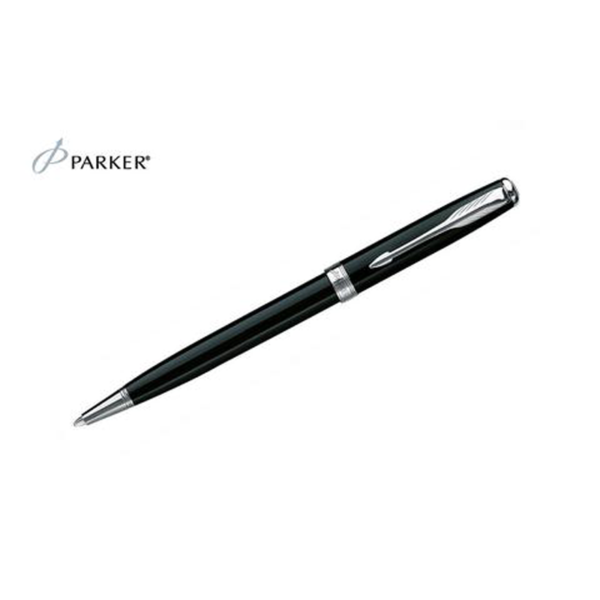 Sonnet - Black Lacquer Chrome Trim Ballpoint Pen