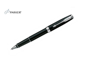 Sonnet - Black Lacquer Chrome Trim Rollerball Pen